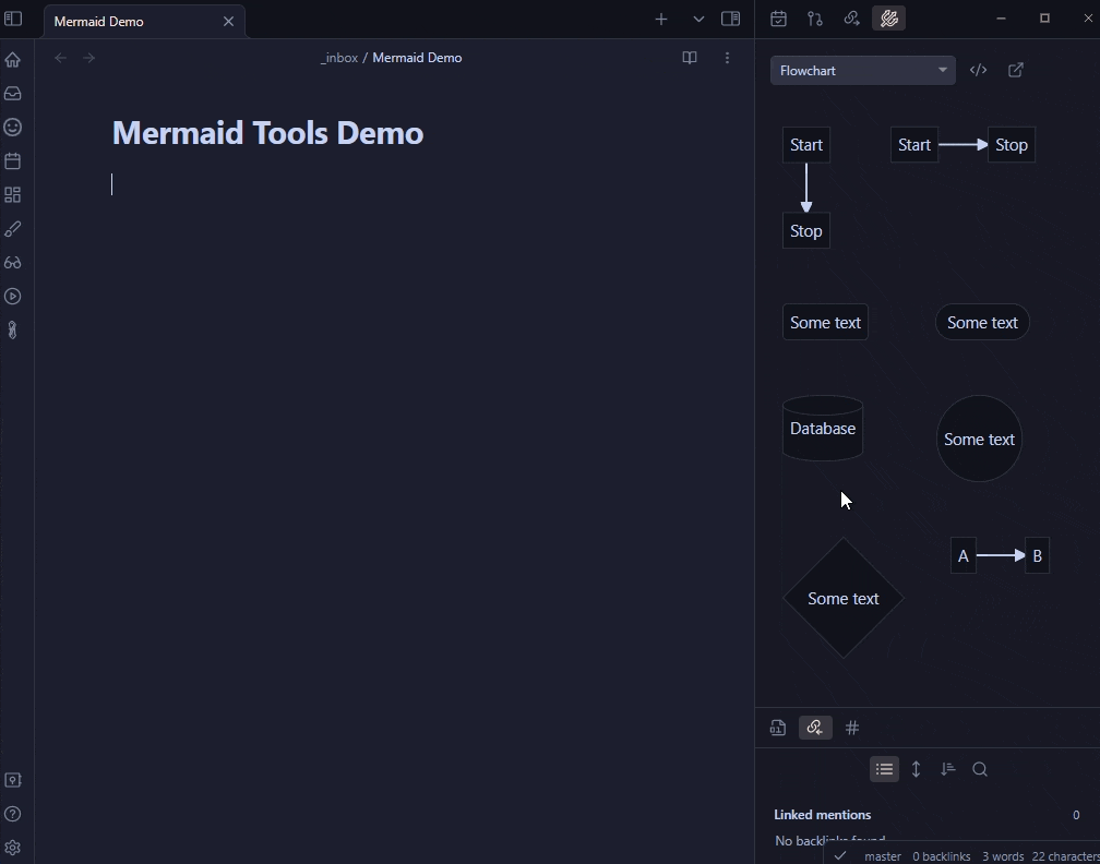 Image de démonstration de Mermaid Tools